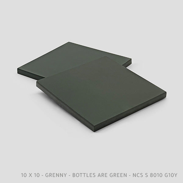 Greeny Bottles Are Green Tile 10x10 ($5.50-$89) Pre-Order