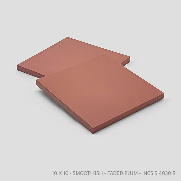 Smooth’ish Faded Plum Tile 10x10 ($5.50-$89) Pre-Order
